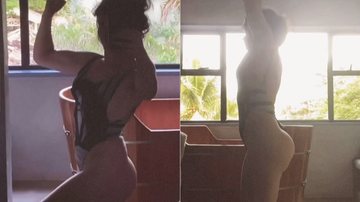 Bianca Bin ostentou corpo sarado em maiô super cavado - Foto: Reprodução/ Instagram@biancabin