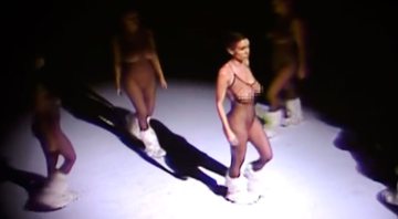 Kanye West mostrou Bianca Censori usando roupa transparente - Foto: Reprodução/ Instagram@kanyewest