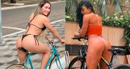 Candidatas do Miss Bumbum incentivaram o uso de bicicletas no Dia da Terra - Foto: CO Assessoria