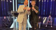 Marcelo de Carvalho brinca com Biel no Mega Senha - Foto: Reprodução / RedeTV!