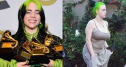Billie Eilish rebateu em entrevista as críticas que sofreu por causa de seu corpo - Foto: Reprodução / instagram@sebas_williams