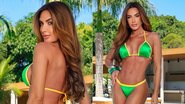 Nicole Bahls entrou para lista de famosas que usaram biquíni do Brasil