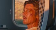 Brad Pitt em cena do trailer de "Trem-Bala", seu novo filme - Foto: Reprodução / Sony Pictures