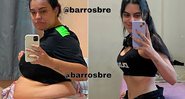 Brenda Barros contou que emagreceu mais de 50 quilos após bariátrica - Foto: Reprodução/ Instagram@barrosbre