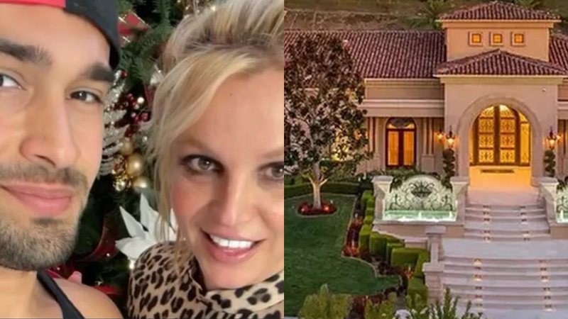 Britney Spears e Sam Asghari adquiriram propriedade de R$ 60 milhões - Foto: Reprodução / Instagram / Zillow