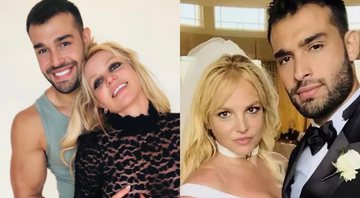 Britney Spears e seu atual marido, Sam Asghari - Foto: Reprodução / Instagram