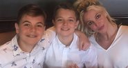 Britney Spears e os filhos, Sean Preston e Jayden James - Reprodução/Instagram
