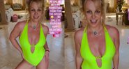 Britney Spears dança usando maiô neon e manda recado - Foto: Reprodução / Instagram