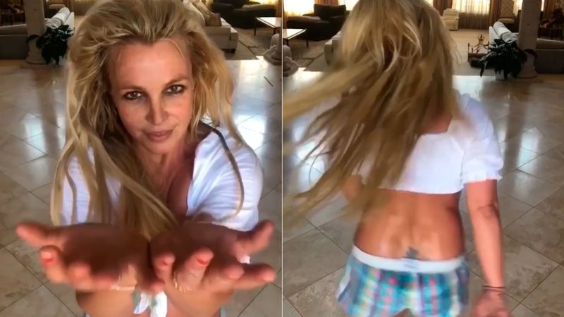 Britney Spears preocupou fãs ao compartilhar vídeos com look curto - Foto: Reprodução/ Instagram