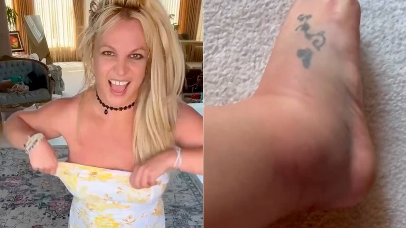 Britney Spears mostrou pé inchado após suposta briga em hotel - Foto: Reprodução/ @britneyspears