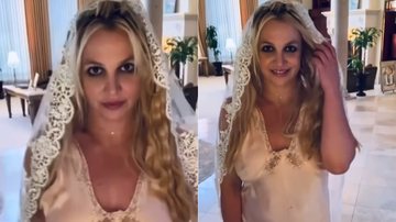 Britney Spears postou vídeo com vestido de noiva e diz que casou consigo mesma - Foto: Reprodução/ Instagram@britneyspears