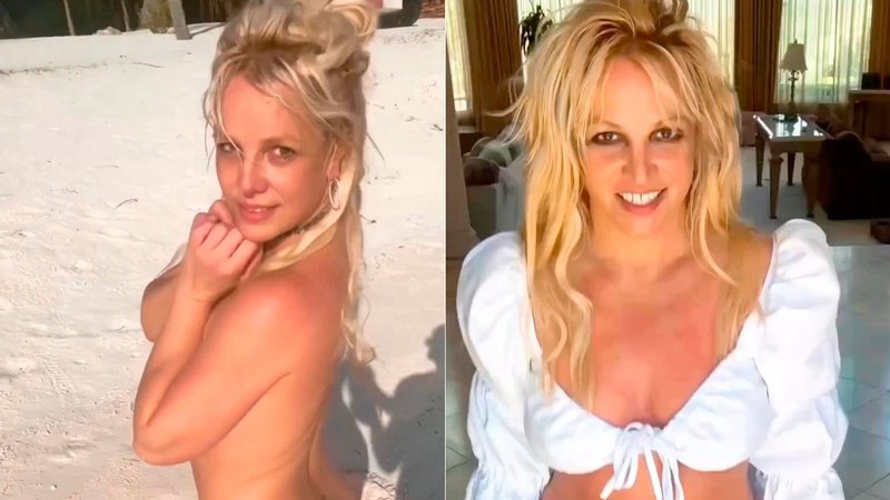 Britney Spears postou foto nua na praia - Foto: Reprodução/ Instagram@britneyspears