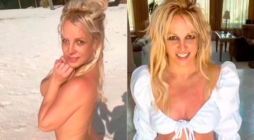 Britney Spears postou foto nua na praia - Foto: Reprodução/ Instagram@britneyspears