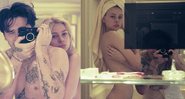 Casal se declarou um ao outro na publicação - Reprodução / Instagram @brooklynbeckham
