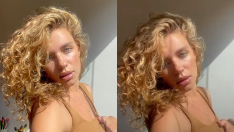 Bruna Linzmeyer compartilha com seus seguidores a nova cor de seus cabelos - Foto: Reprodução / Instagram @brunalinzmeyer