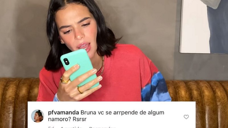 Bruna Marquezine responde pergunta sobre relacionamento no canal de Gio Ewbank - Reprodução/YouTube