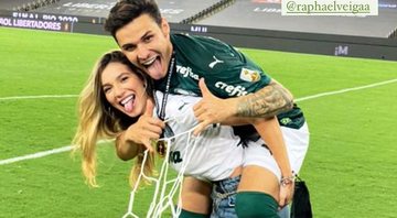 Bruna Santana e Raphael Veiga - Reprodução/Instagram@brusantanareal