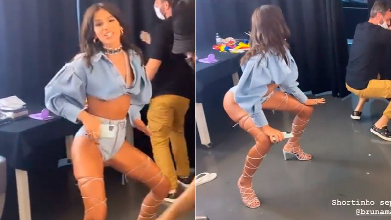 Bruna Marquezine dança até o chão e diverte internautas - Foto: Reprodução/ Instagram@brunamarquezine