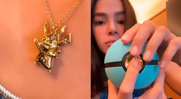 Bruna Marquezine ostentou colar de Pikachu de R$ 140 mil na web - Foto: Reprodução/ Instagram@brunamarquezine