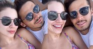Empresaria aproveitou domingo (05/12) passeando de barco com o noivo - Reprodução / Instagram @brusantanareal