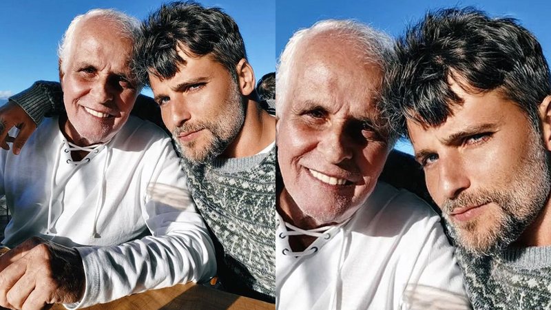 Bruno Gagliasso e Paulo César, seu pai - Foto: Reprodução / Instagram