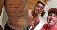 A nova tatuagem de Bruno Henrique - Reprodução/EXTRA