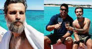 Ator mostrou visita a bares e lojas, além de ter passeado de barco com o ex-jogador Ronaldo - Reprodução/Instagram/@brunogagliasso