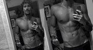 Ator chegou a publicar clique em que aparece seminu durante ensaio - Reprodução / Instagram @montaleone