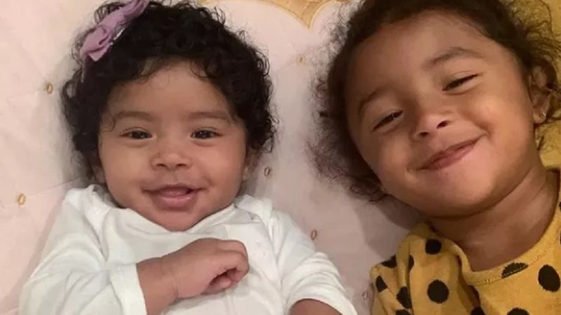 Bianka, 3 anos, e Capri, 9 meses, filhas mais novas de Kobe Bryant - Reprodução/Instagram