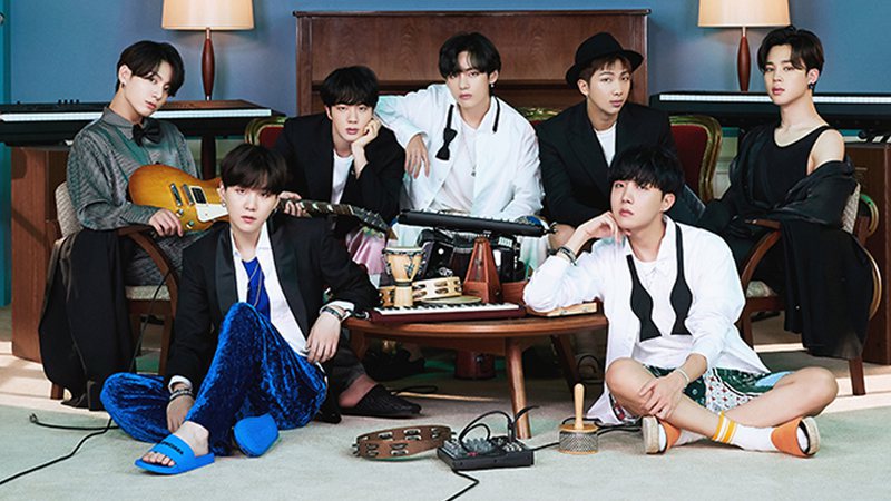 BTS é formado por RM, Jin, SUGA, J-Hope, Jimin, V e Jungkook - Reprodução/BigHit