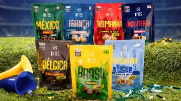 A Cacau Show lança uma nova linha Bytes, que promete ser o snack oficial do torcedor na Copa do Mundo - Foto: Divulgação