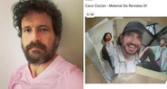 Caco Ciocler encontra anúncio de venda online com material sobre ele - Foto: Reprodução/ Instagram