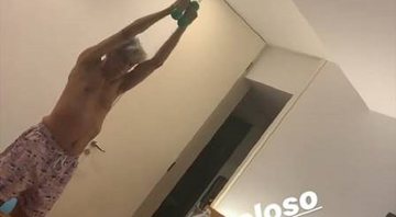 Caetano Veloso se exercitando durante quarentena - Reprodução/Instagram