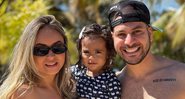 Waléria Mota, Caio Afiune e Manuella - Reprodução/Instagram