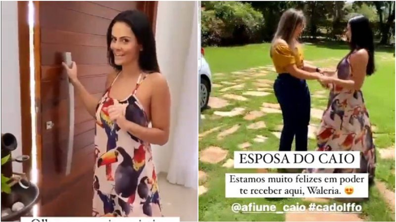 Izabella, irmã de Rodolffo, recebeu a mulher de Caio, Waléria, na casa do sertanejo - Foto: Reprodução / Instagram@irodolffo