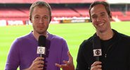 Ribeiro e Leifert trabalharam juntos como apresentadores no Globo Esporte - Reprodução/TV Globo