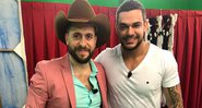 Maurício Meirelles e Caíque Aguiar, seu entrevistado nesta semana - Foto: Reprodução / RedeTV!