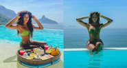 Camilla de Lucas toma café da manhã em piscina luxuosa - Foto: Reprodução / Instagram