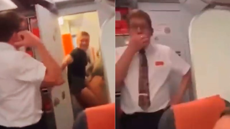 Comissário de bordo flagrou casal fazendo sexo dentro do banheiro do avião - Foto: Reprodução/ Redes Sociais