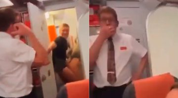 Comissário de bordo flagrou casal fazendo sexo dentro do banheiro do avião - Foto: Reprodução/ Redes Sociais