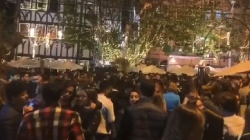 Campos do Jordão mostrou intensa aglomeração no feriado de ontem (03/06) - Foto: Reprodução / Instagram
