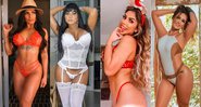 Vanusa Freitas, Cássia Mello, Lunna Leblanc e Suzana Simonet estão no Miss Bumbum 2021 - Foto: Reprodução/ Instagram