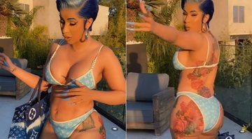 Cardi B fez vídeo para mostrar corpo real após receber críticas - Foto: Reprodução/ Instagram