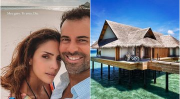 Carol Celico e Eduardo Scarpa estão nas Ilhas Maldivas - Foto: Reprodução / Instagram