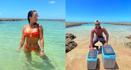 Carol Peixinho e Thiaguinho curtem praia durante viagem - Foto: Reprodução / Instagram