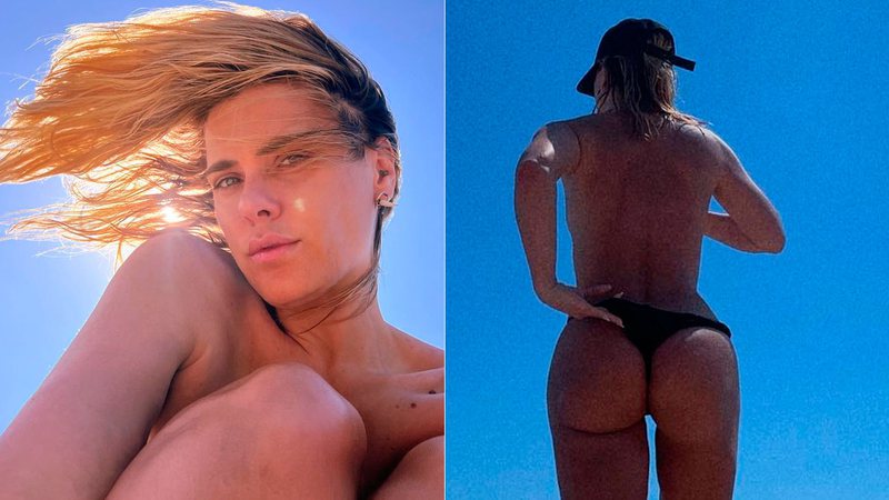 Carolina Dieckmann curtiu a Grécia de topless e recebeu elogios - Foto: Reprodução/ Instagram@loracarola