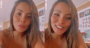 Carol ainda detalhou aos seguidores um dos seus primeiros trabalhos como modelo - Reprodução/Instagram