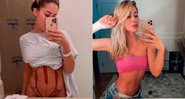 Carol Narizinho posou com a barriga de fora 30 dias após Lipo LAD - Foto: Reprodução/ Instagram@carolnarizinho