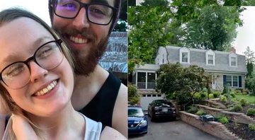 Kayelee Gates e Christian Capraro encontraram câmera espiã em casa alugada - Foto: Reprodução/ Facebook e Google Maps