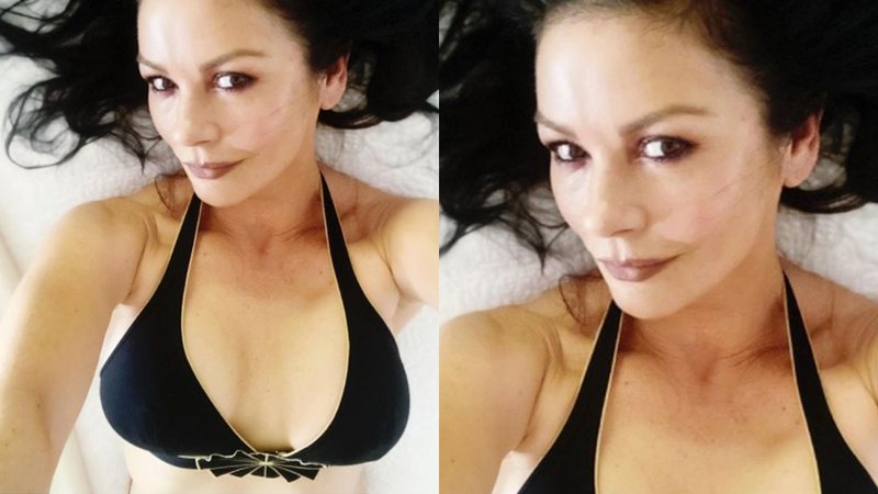 Catherine Zeta-Jones compartilha clique de biquíni - Foto: Reprodução / Instagram
